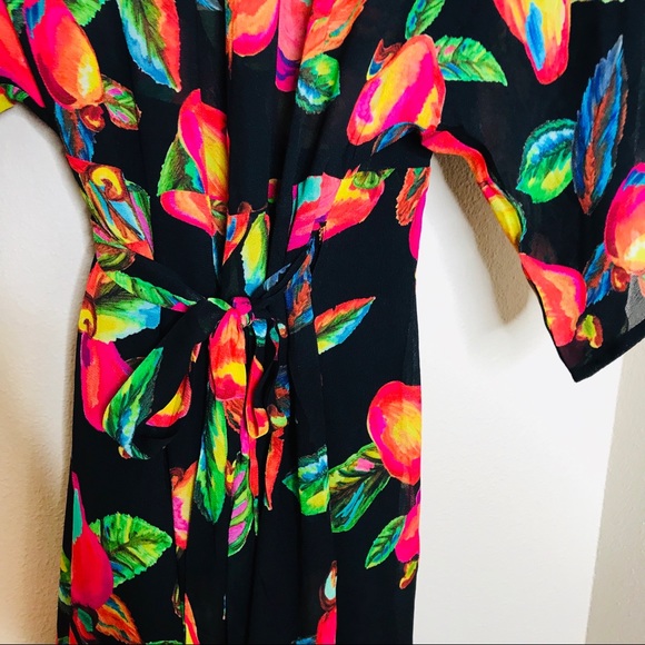 FARM Rio Anthropologie Cashew Print Wrap Dress - Picture 15 of 16